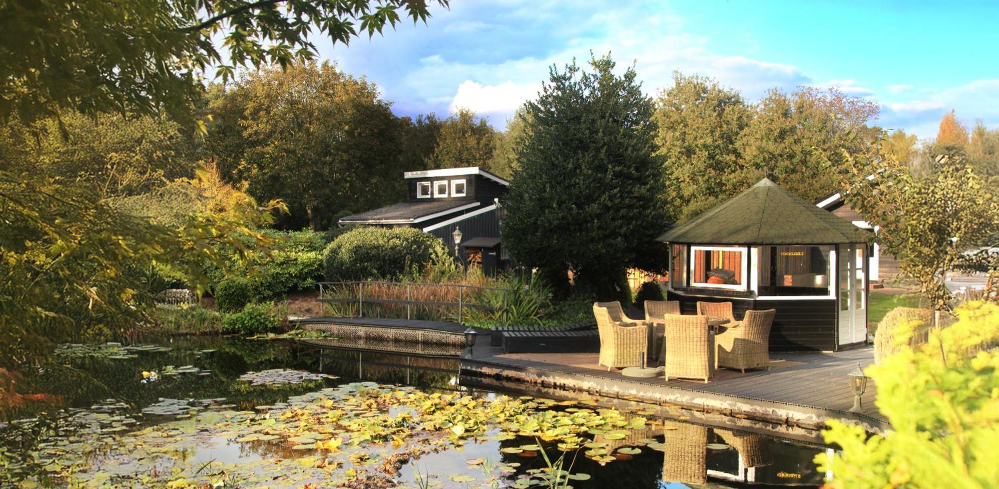 Wellness Tuin - Ultieme Partner Beleving - St Hubertus Suite Met Jacuzzi ,Openhaard, Prive Hottub En Prive Sauna In Jachthut Stijl Horst Exterior foto